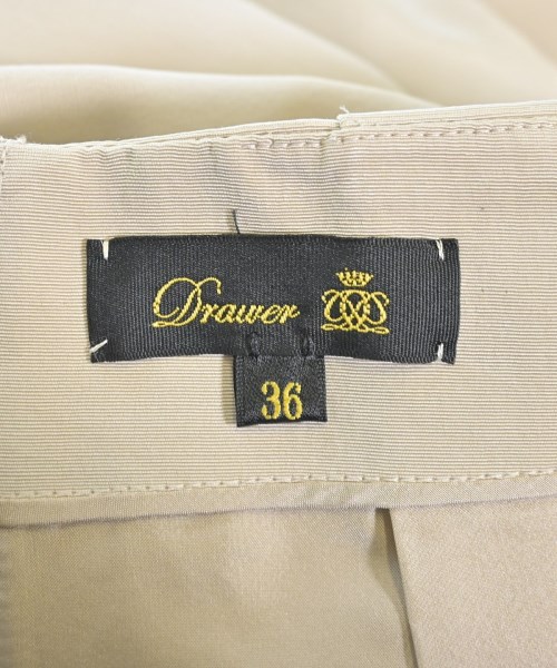 Drawer（ドロワー）ひざ丈スカート ベージュ サイズ:36(S位) レディース/2200623329054