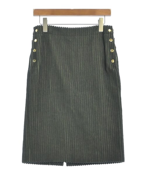 Drawer(ドロワー)ひざ丈スカート 緑 サイズ:36(S位)/2200644211031