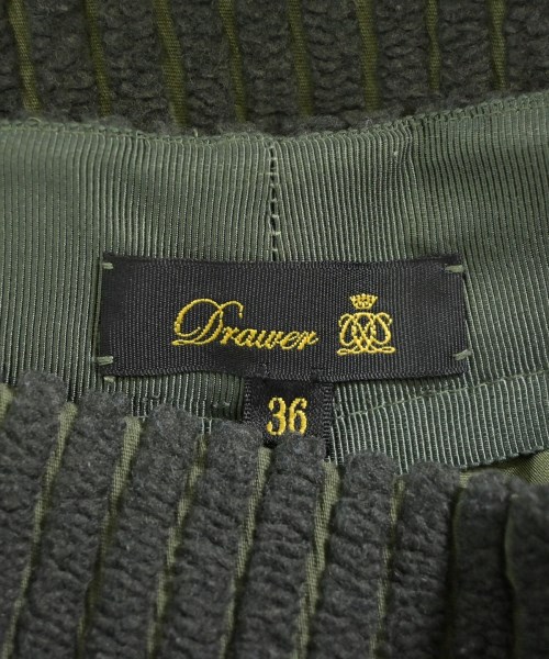 Drawer（ドロワー）ひざ丈スカート 緑 サイズ:36(S位) レディース/2200644211031