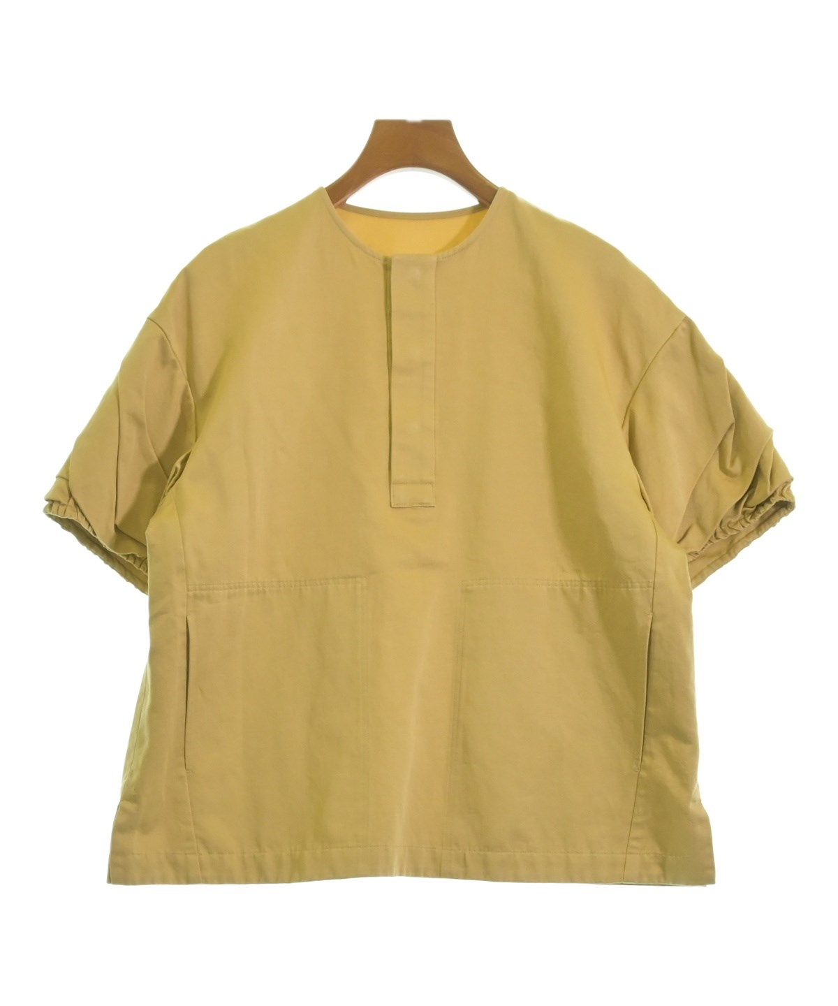 Drawer - Drawer ドロワー ニット・セーター 1(S位) 黄 【古着】【中古】 Drawer（ドロワー）ブラウス 黄 サイズ:36(S位) レディース