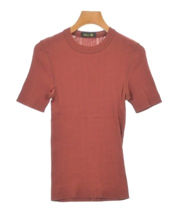 【新品】DRAWER定番半袖丸首ニット Drawer（ドロワー）ニット・セーター 赤 サイズ:-(XS位