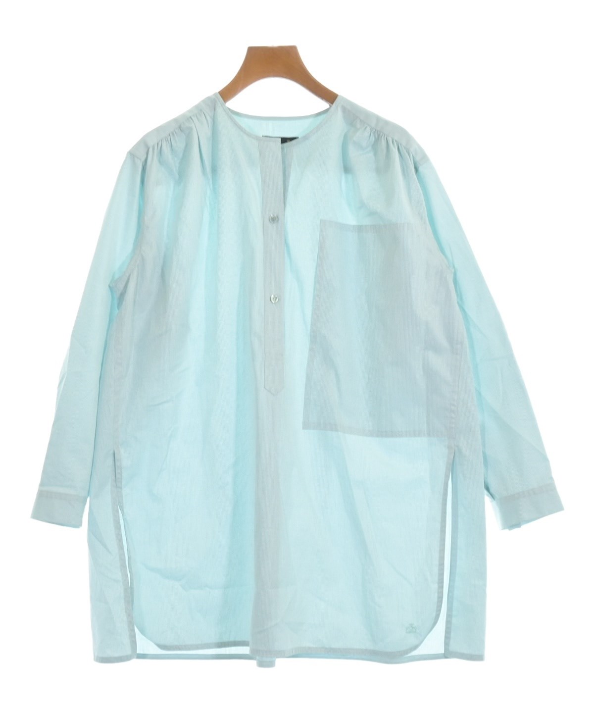 drawer ブラウス Drawer（ドロワー）ブラウス 青 サイズ:F レディース/2200584089110