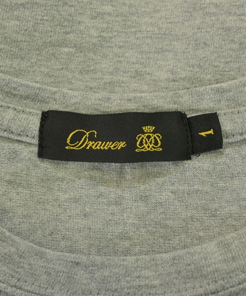 Drawer（ドロワー）Tシャツ・カットソー グレー サイズ:1(S位) レディース/2200623201039