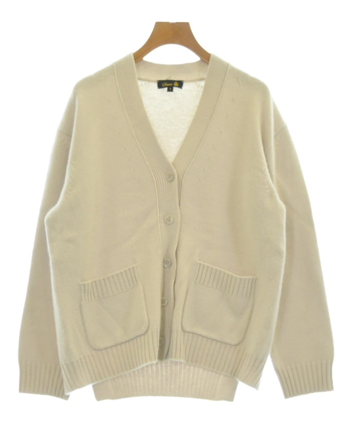 Drawer ニットカーディガン サイズ1 クリーム Drawer（ドロワー）カーディガン グレー サイズ:1(S位) レディース