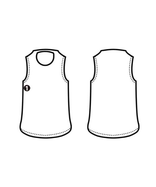 Drawer（ドロワー）ベスト/ノースリーブ 白 サイズ:F レディース/2200629302051