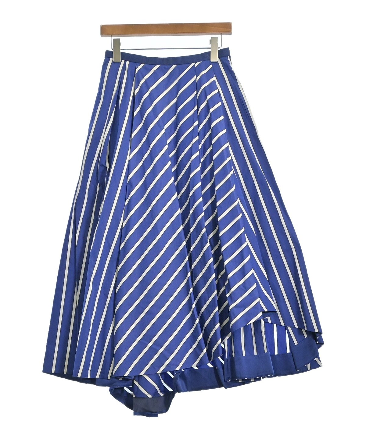 Drawer（ドロワー）ロング・マキシ丈スカート 青 サイズ:36(S位