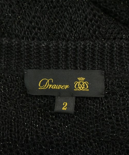 Drawer（ドロワー）カーディガン 黒 サイズ:2(M位) レディース/2200631399070
