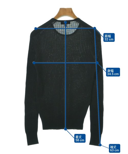 Drawer（ドロワー）ニット・セーター 黒 サイズ:2(M位) レディース/2200633079345