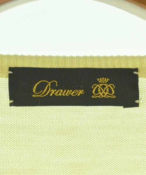 Drawer（ドロワー）カーディガン 黄 サイズ:F レディース/2200607240047
