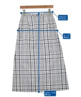 Drawer（ドロワー）ロング・マキシ丈スカート グレー サイズ:36(S位) レディース/2200607240085