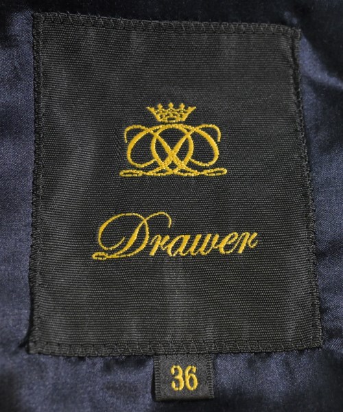Drawer（ドロワー）チェスターコート 紺 サイズ:36(S位) レディース/2200616635025