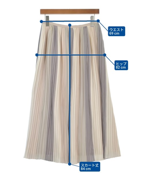 Drawer（ドロワー）ロング・マキシ丈スカート ベージュ サイズ:36(S位) レディース/2200609524466