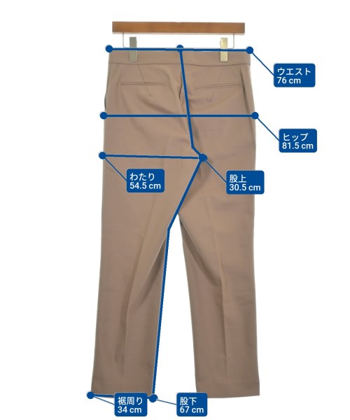 Drawer（ドロワー）スラックス ベージュ サイズ:38(M位) レディース/2200609524695