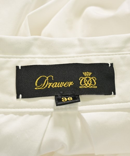 Drawer（ドロワー）カジュアルシャツ 白 サイズ:36(S位) レディース/2200619517021