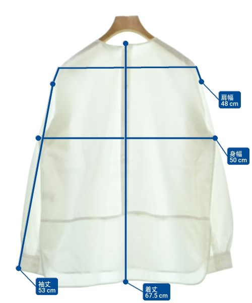 Drawer（ドロワー）ブラウス 白 サイズ:36(S位) レディース/2200615975030