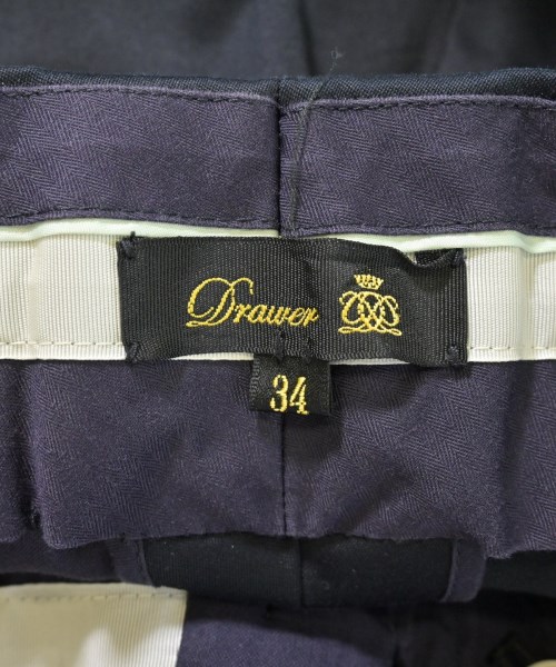 Drawer（ドロワー）スラックス 紺 サイズ:34(XS位) レディース/2200616423066