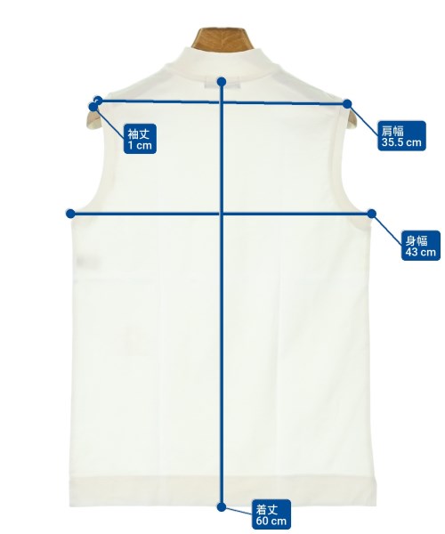 Drawer（ドロワー）ノースリーブ 白 サイズ:1(S位) レディース/2200616423165