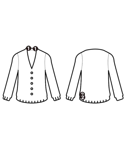 Drawer（ドロワー）カーディガン グレー サイズ:1(S位) レディース/2200616765296