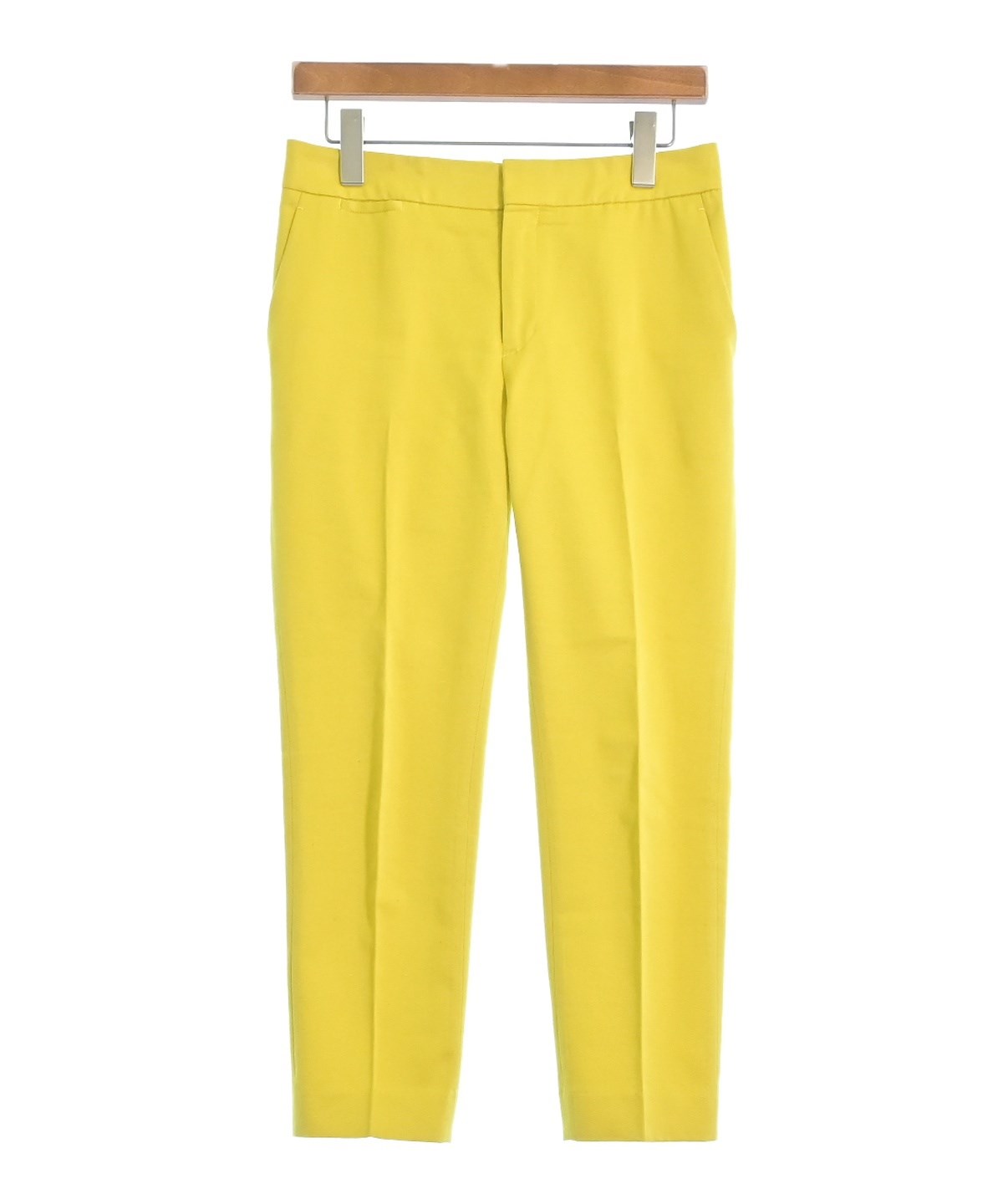 先着5名様☆600円☆ドロップ…♡ Drawer（ドロワー）スラックス 黄 サイズ:36(S位) レディース