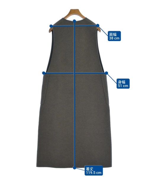 Drawer（ドロワー）ワンピース グレー サイズ:36(S位) レディース/2200620966023