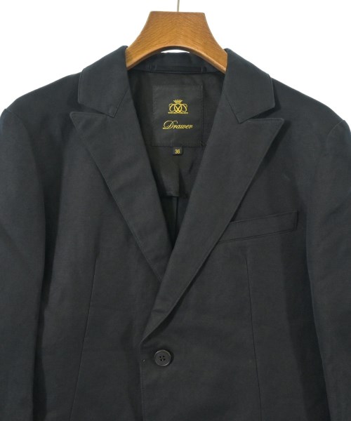 Drawer（ドロワー）テーラードジャケット 黒 サイズ:36(S位) レディース/2200670303052