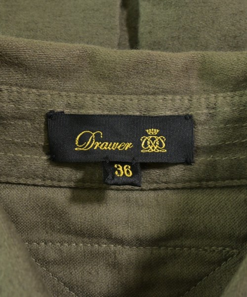 Drawer（ドロワー）ミリタリーブルゾン カーキ サイズ:36(S位) レディース/2200670303069