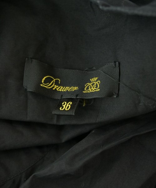 Drawer（ドロワー）シャツワンピース 黒 サイズ:36(S位) レディース/2200674334014