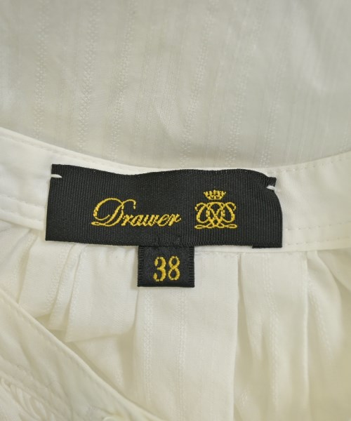 Drawer（ドロワー）カジュアルシャツ 白 サイズ:38(M位) レディース/2200675519014