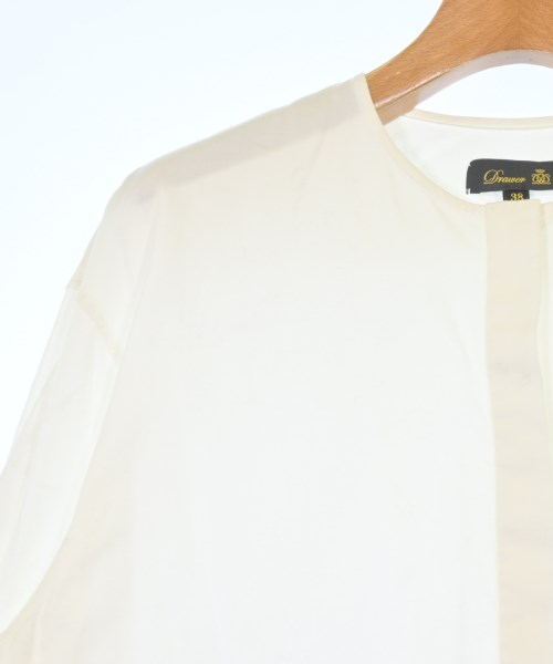 Drawer（ドロワー）カジュアルシャツ 白 サイズ:38(M位) レディース/2200676560022