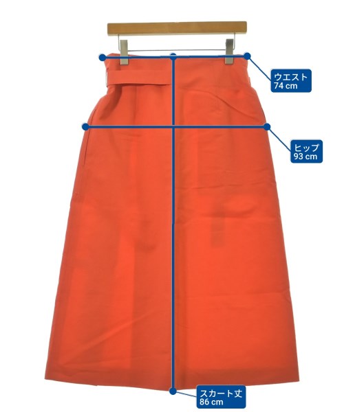 Drawer（ドロワー）ロング・マキシ丈スカート オレンジ サイズ:40(M位) レディース/2200676774191