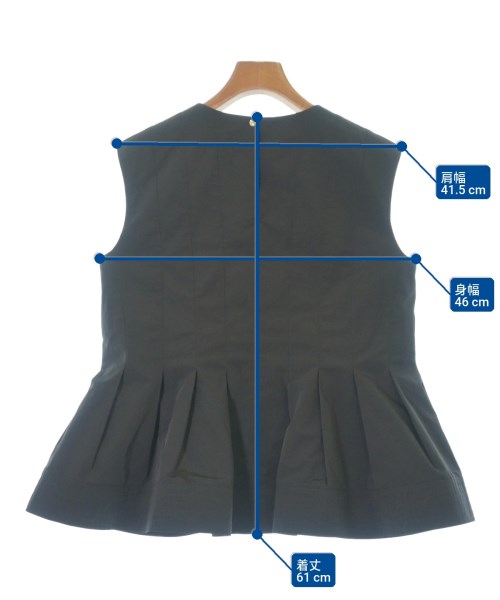 Drawer（ドロワー）ブラウス 黒 サイズ:36(S位) レディース/2200674728028