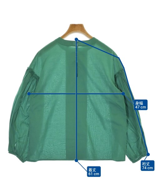 Drawer（ドロワー）ブラウス 緑 サイズ:36(S位) レディース/2200672154386