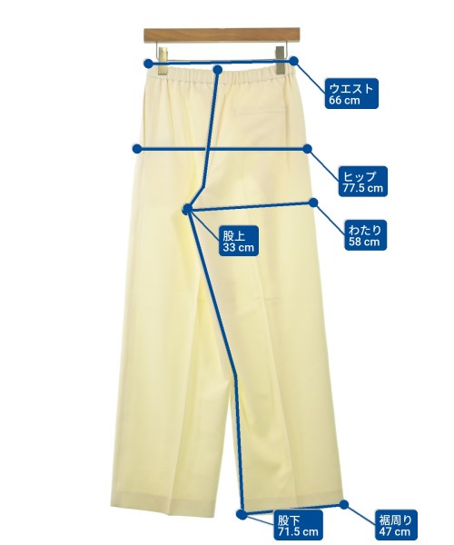 Drawer（ドロワー）スラックス 白 サイズ:36(S位) レディース/2200672966057