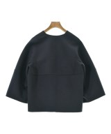 Drawer（ドロワー）ノーカラージャケット 紺 サイズ:34(XS位) レディース/2200673412027