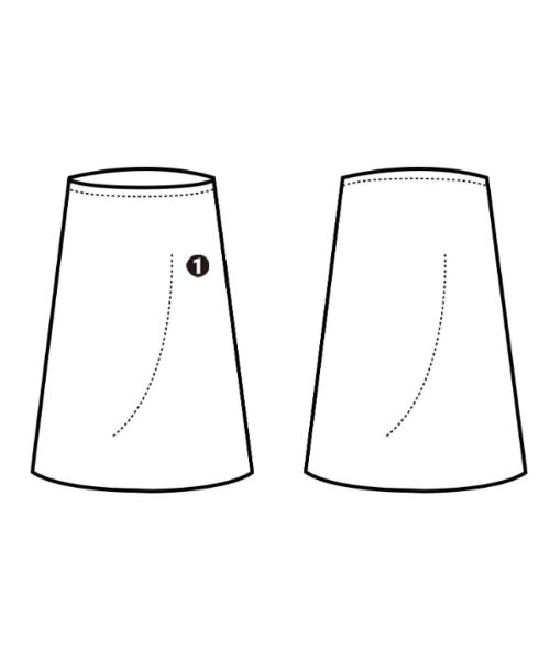 Drawer（ドロワー）ロング・マキシ丈スカート 紺 サイズ:38(M位) レディース/2200673649027