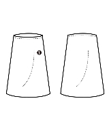 Drawer（ドロワー）ロング・マキシ丈スカート 紺 サイズ:38(M位) レディース/2200673649027