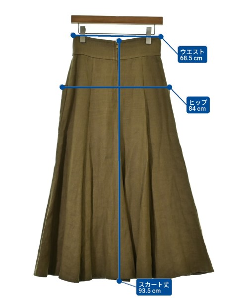 Drawer（ドロワー）ロング・マキシ丈スカート 茶 サイズ:38(M位) レディース/2200676249095
