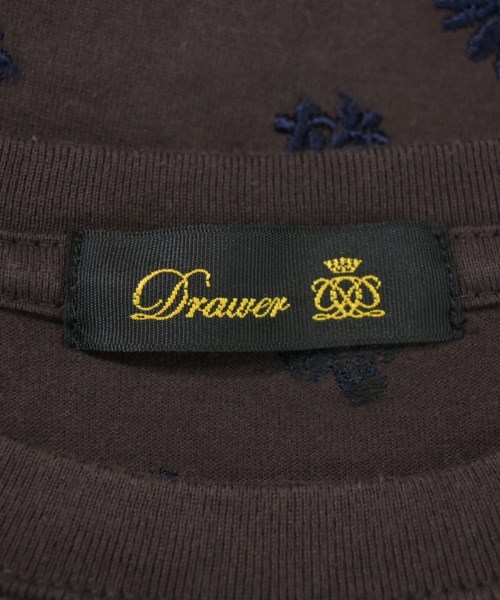 Drawer（ドロワー）Tシャツ・カットソー 茶 サイズ:1(S位) レディース/2200681102026