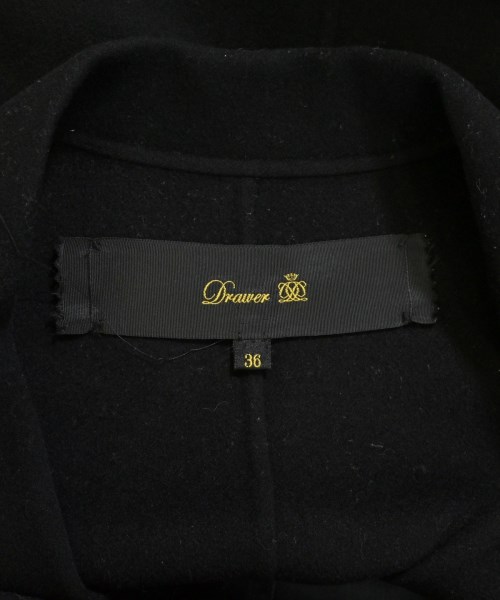Drawer（ドロワー）チェスターコート 黒 サイズ:36(S位) レディース/2200675931021