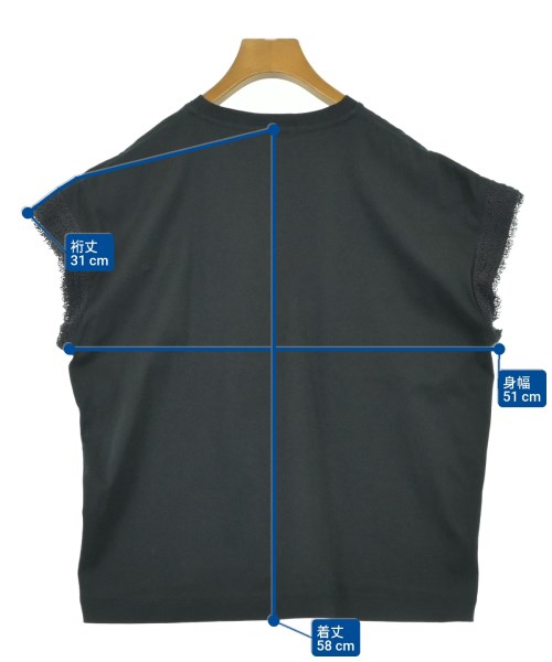 Drawer（ドロワー）Tシャツ・カットソー 紺 サイズ:1(S位) レディース/2200681673014