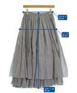 Drawer（ドロワー）ロング・マキシ丈スカート グレー サイズ:36(S位) レディース/2200695010171