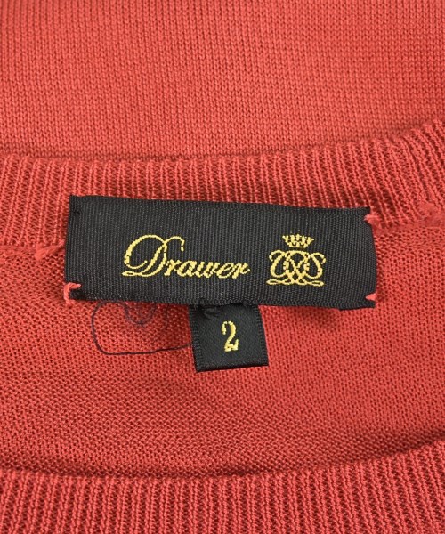 Drawer（ドロワー）ニット・セーター 赤 サイズ:2(M位) レディース/2200691391076