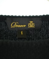 Drawer（ドロワー）ニット・セーター 黒 サイズ:1(S位) レディース/2200696437090