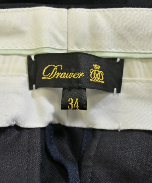 Drawer（ドロワー）クロップドパンツ 紺 サイズ:34(XS位) レディース/2200696437113