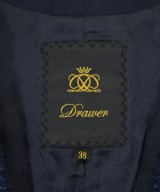 Drawer（ドロワー）ノーカラージャケット 黒 サイズ:38(M位) レディース/2200697741028