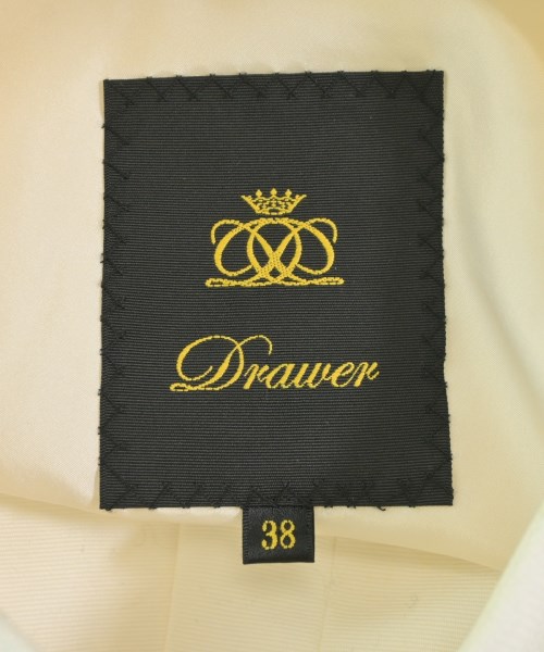 Drawer（ドロワー）ノーカラージャケット 白 サイズ:38(M位) レディース/2200651725019