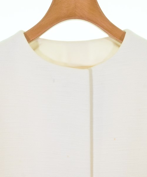 Drawer（ドロワー）ノーカラージャケット 白 サイズ:38(M位) レディース/2200651725019