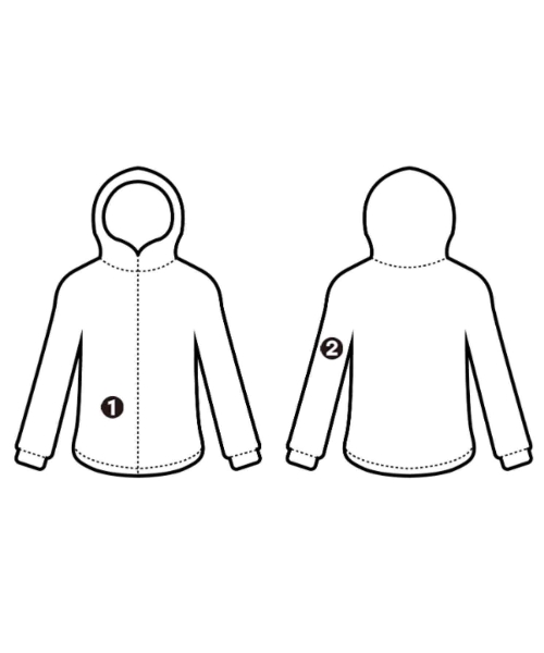 Drawer（ドロワー）パーカー 白 サイズ:2(M位) レディース/2200656209088