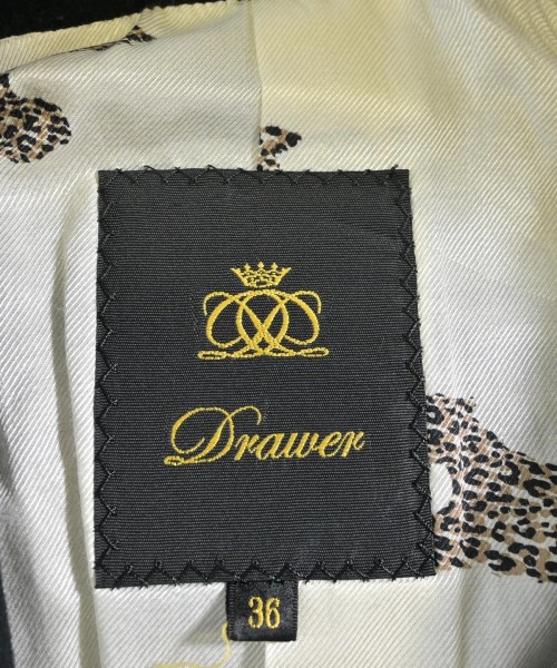 Drawer（ドロワー）コート 黒 サイズ:36(S位) レディース/2200656343065