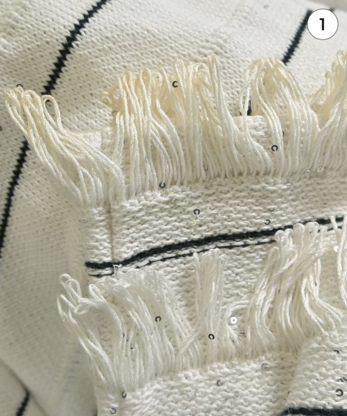 Drawer（ドロワー）カーディガン 白 サイズ:1(S位) レディース/2200659060037